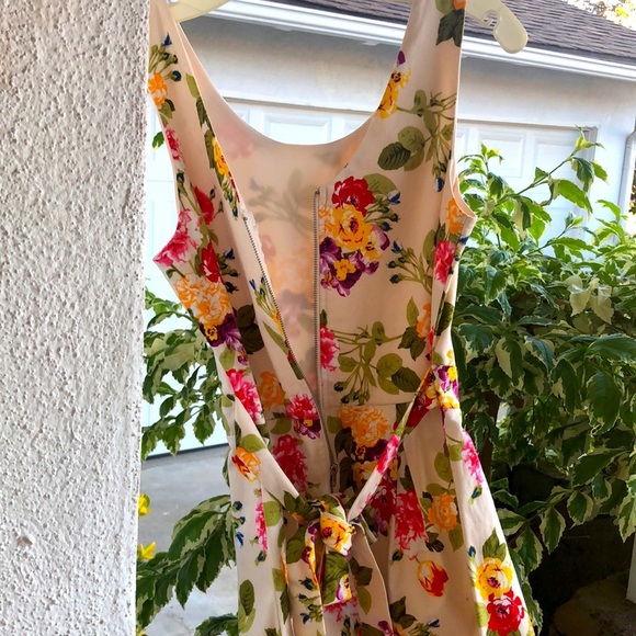 FLORAL MINI DRESS BARBIECORE BARBIE COTTON SUNDRESS SASH TIE “HAVE” Size… - Picture 8 of 16